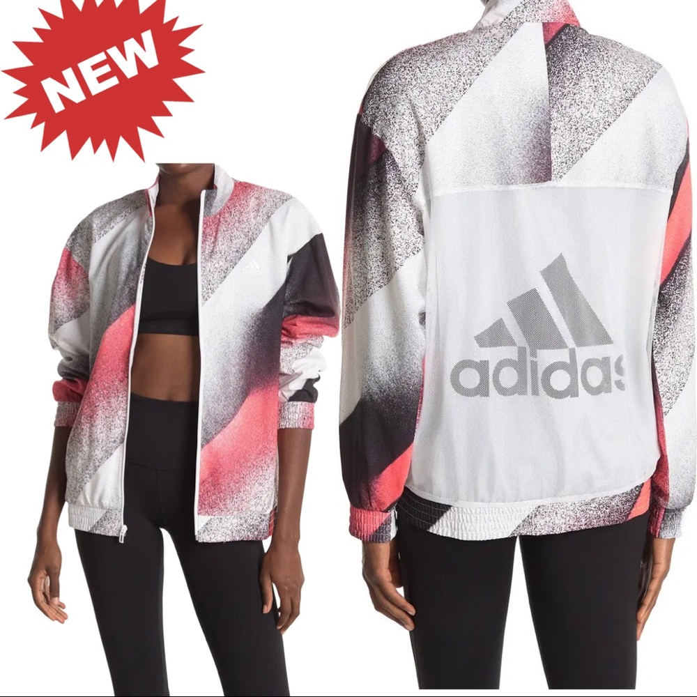 🆕♻️ Adidas Multi-Colored Jacket size small
